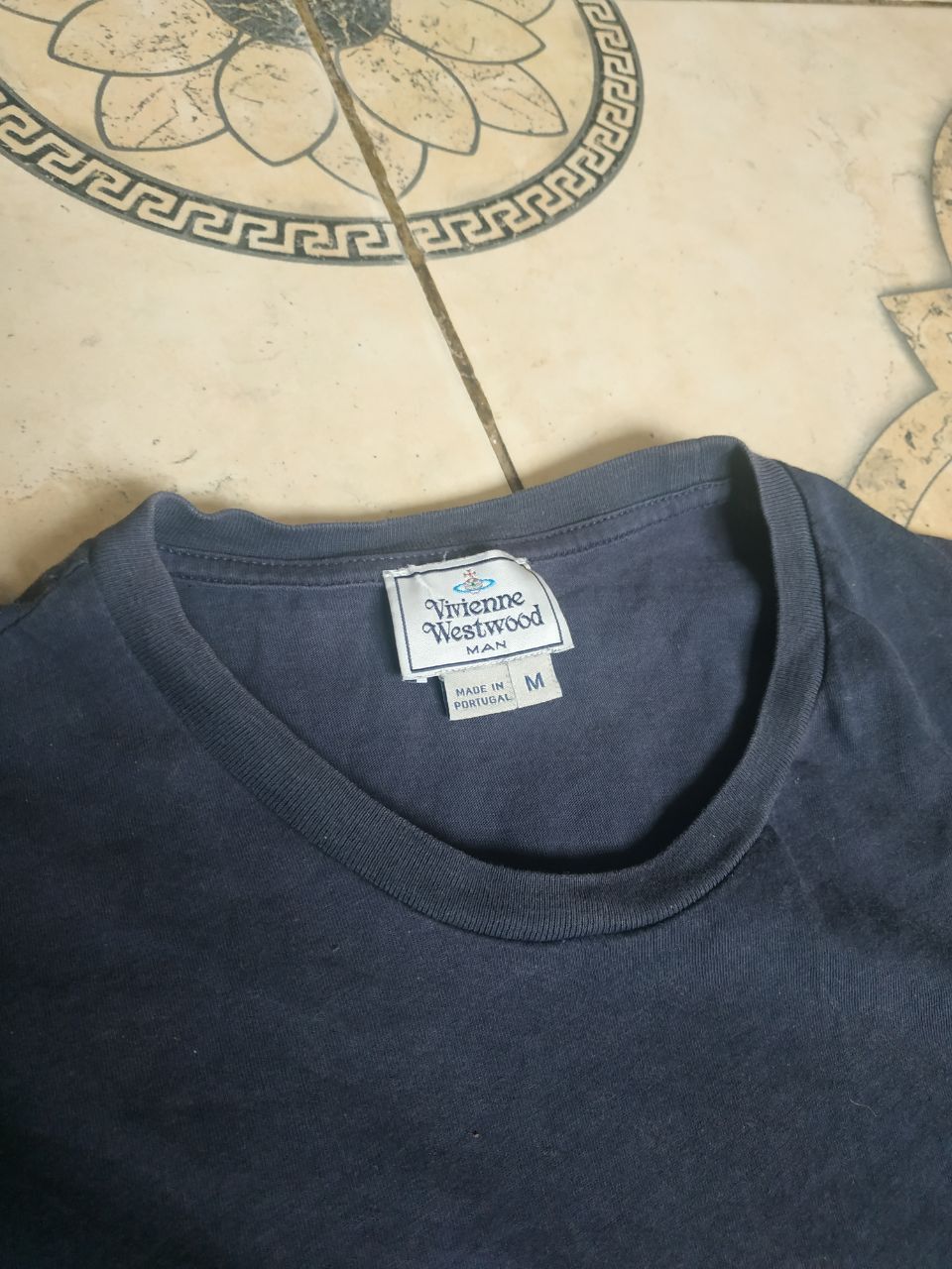 Vivienne Westwood Vivienne Westwood MAN Navy T-shirt Embroidered Orb Logo Sz M Size US M / EU 48-50 / 2 - 17 Thumbnail