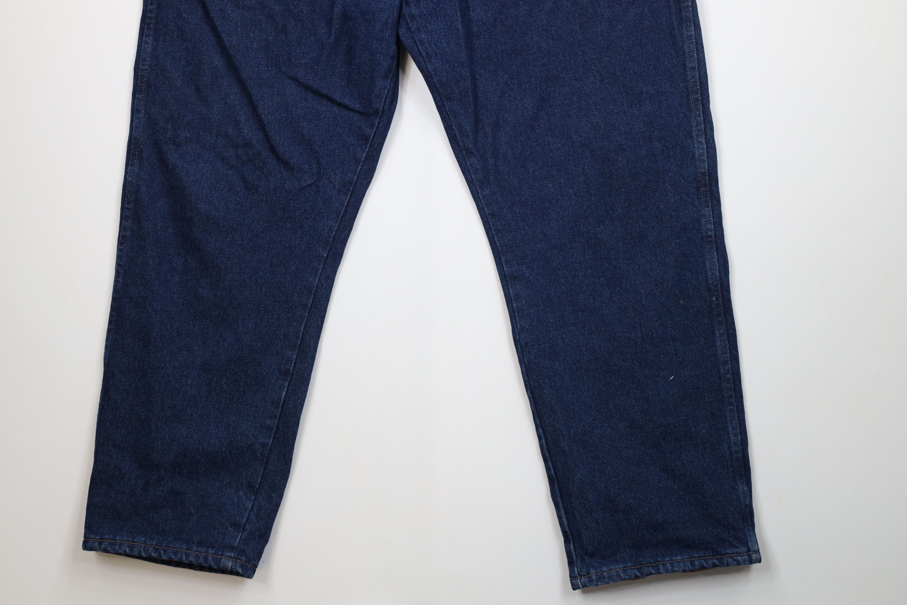 Cabelas Vintage Cabelas Flannel Lined Wide Leg Denim Jeans Blue Size US 42 / EU 58 - 6 Thumbnail