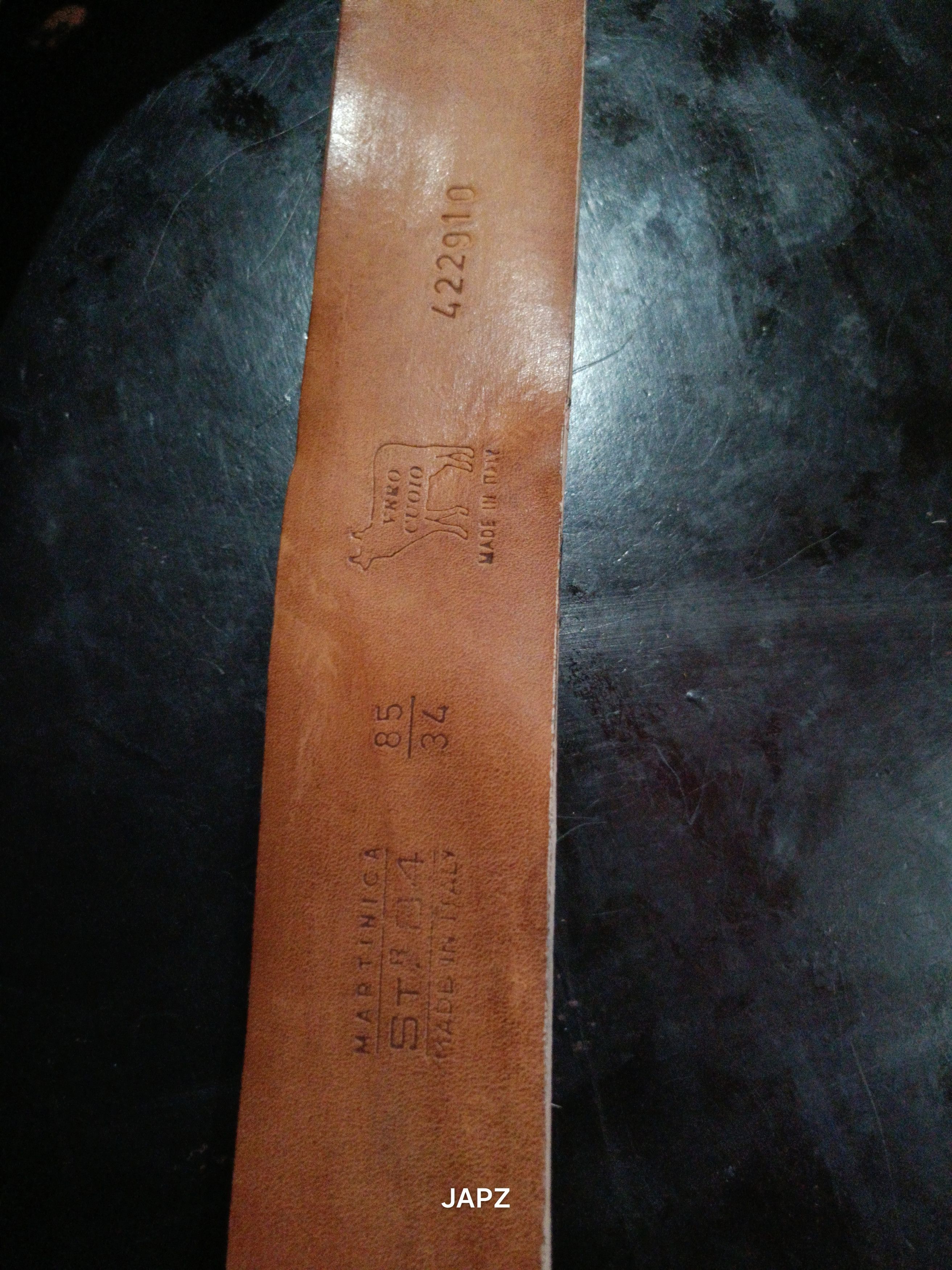 Handmade Vintage Martinica Italy pony hair leather belt wood buckle Size ONE SIZE - 7 Thumbnail
