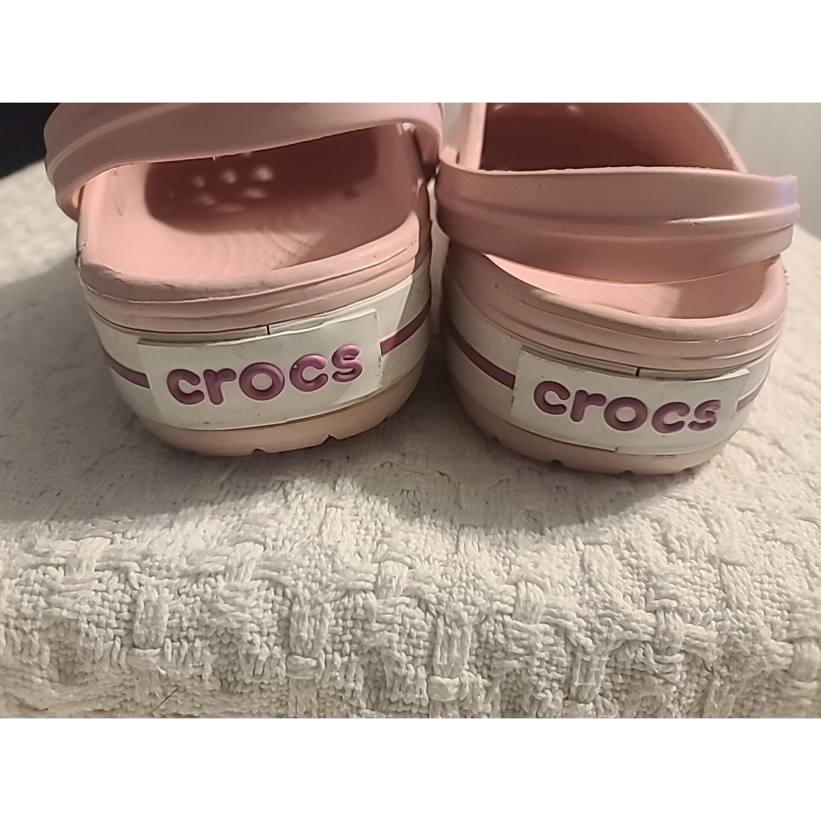 Crocs Crocs Unisex Croc Clog - Pearl Pink/Wild Orchid Men's 11 Size US 11 / IT 41 - 14 Thumbnail