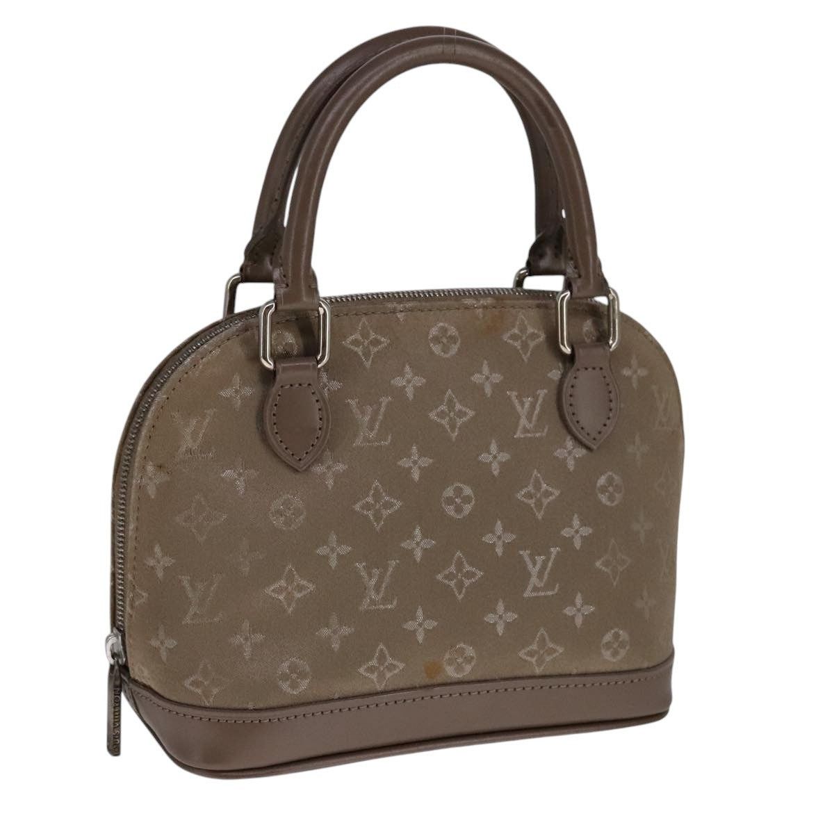 Louis Vuitton LOUIS VUITTON Monogram Satin Little Alma Hand Bag Gray Size ONE SIZE - 1 Thumbnail