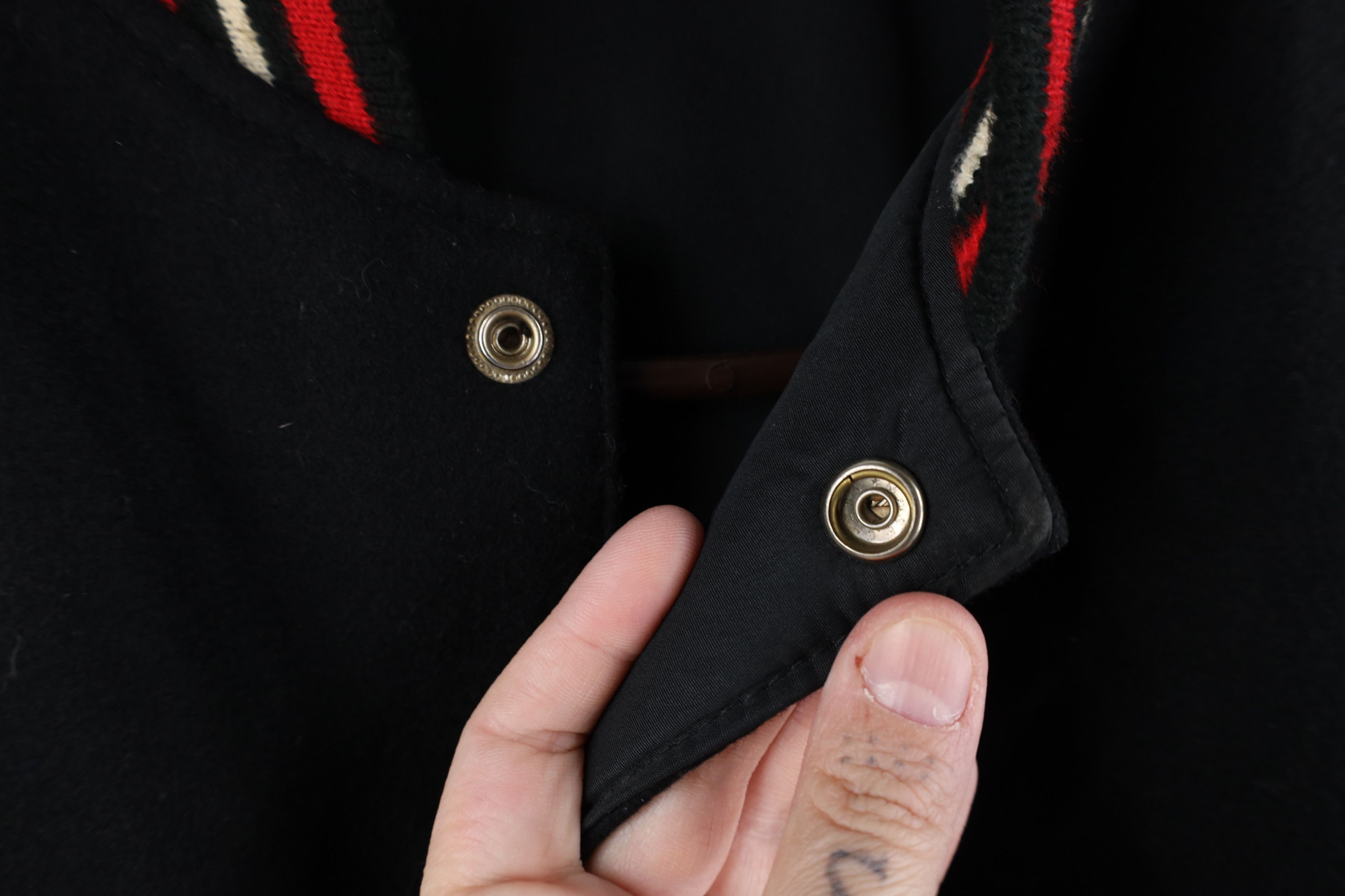 Vintage Vintage 90s Reversible Hockey Wool Leather Varsity Jacket Size US XL / EU 56 / 4 - 5 Thumbnail