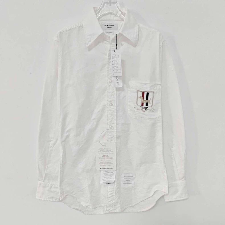 Thom Browne Thom Browne Embroidered little dog shirt Size US S / EU 44-46 / 1 - 1 Thumbnail