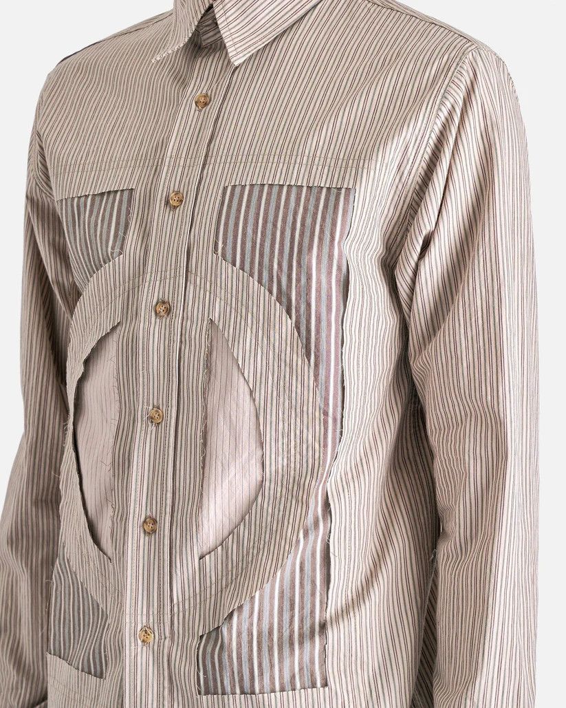 Edward Cuming o1s1v1r1oon0925 Collage Shirt in Beige/Multi Size US XL / EU 56 / 4 - 6 Thumbnail