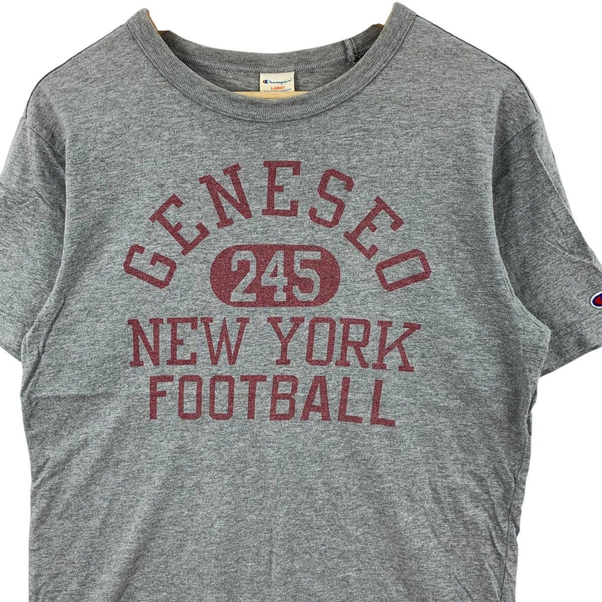Champion CHAMPION NEW YORK FOOTBALL Geneseo College Tee Shirt Top Size US L / EU 52-54 / 3 - 5 Thumbnail