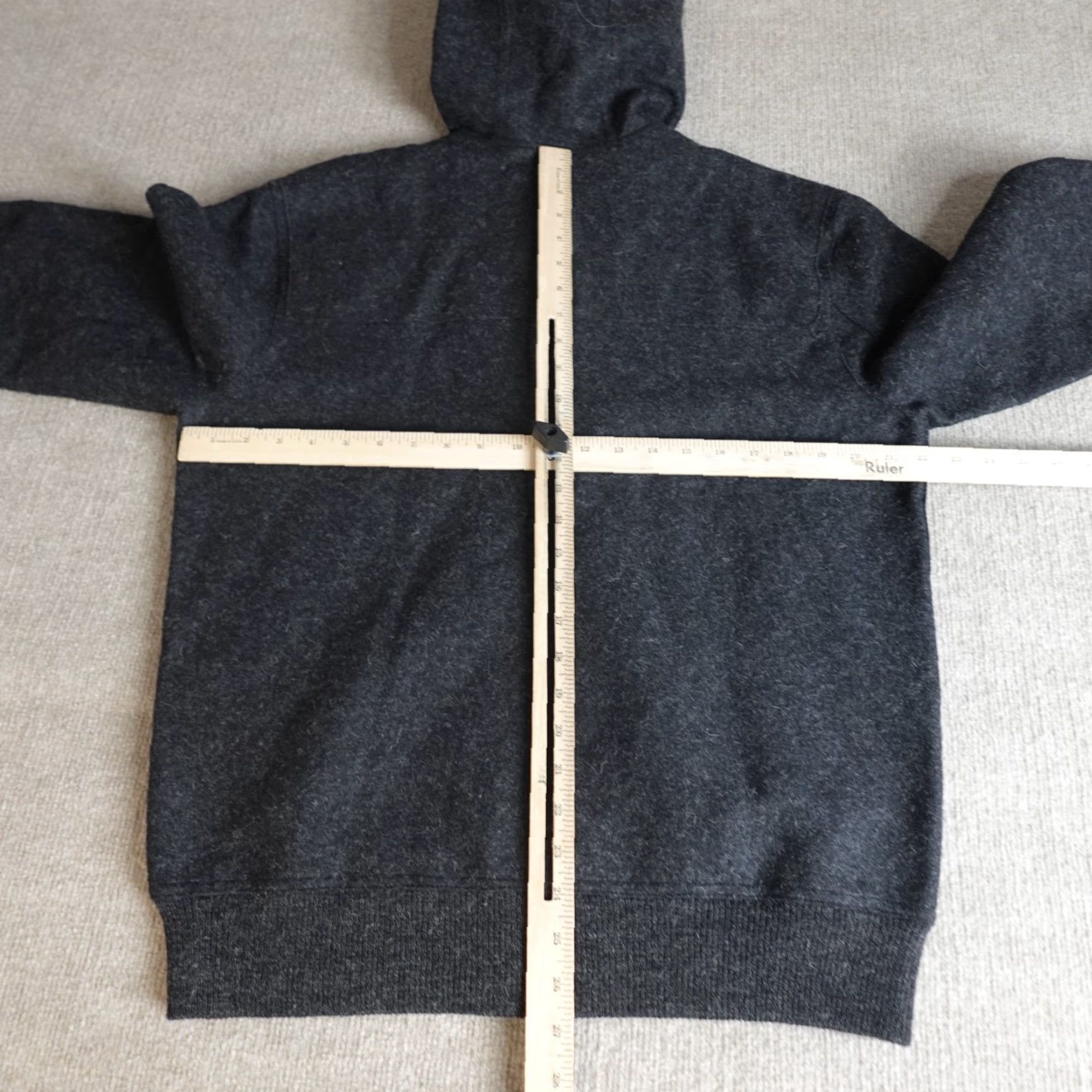 Vince Vince Jacket Mens L Gray Bomber Jacket Wool Nylon Alpaca Button Zip 80s Designer Casual Winter Spring Fall Satin Size US L / EU 52-54 / 3 - 3 Thumbnail