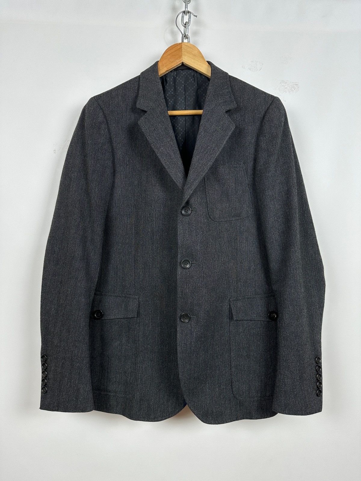 Gucci Vintage Gucci Gray Blazer Size 46R - 1 Thumbnail