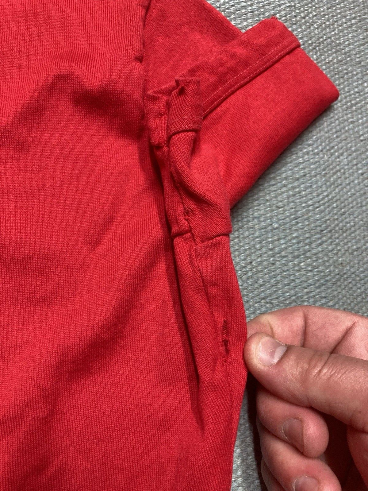 Vintage 50s henley t shirt blank crimson ringer soft women’s Sm/Med Size S / US 4 / IT 40 - 9 Thumbnail