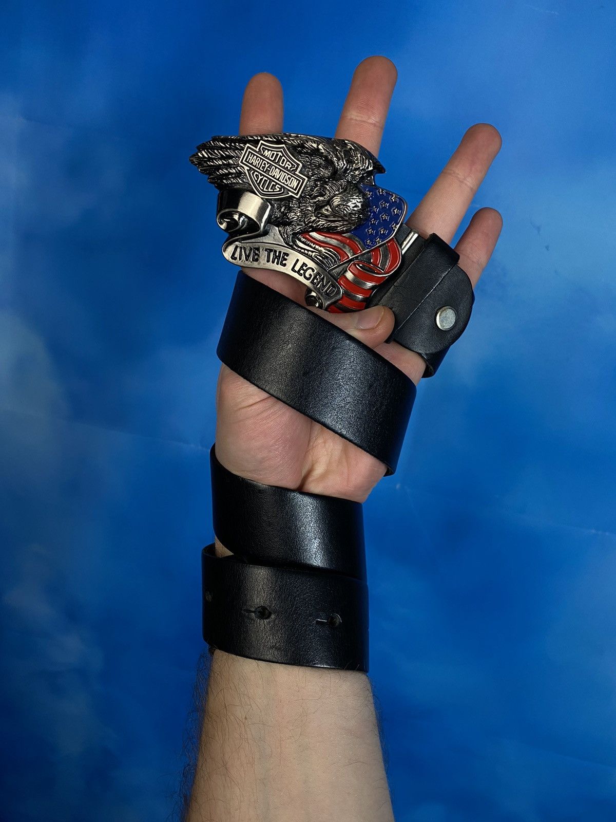Harley Davidson 💥Harley Davidson eagle vintage belt Size ONE SIZE - 1 Thumbnail