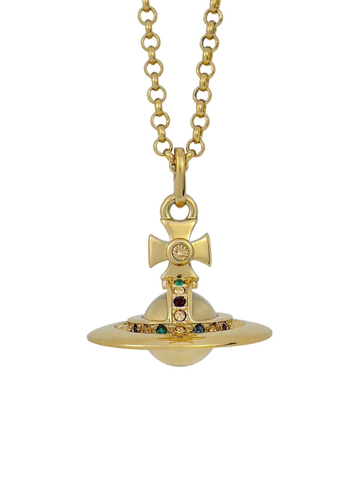 Vivienne Westwood Gold 3D Orb Necklace | Grailed