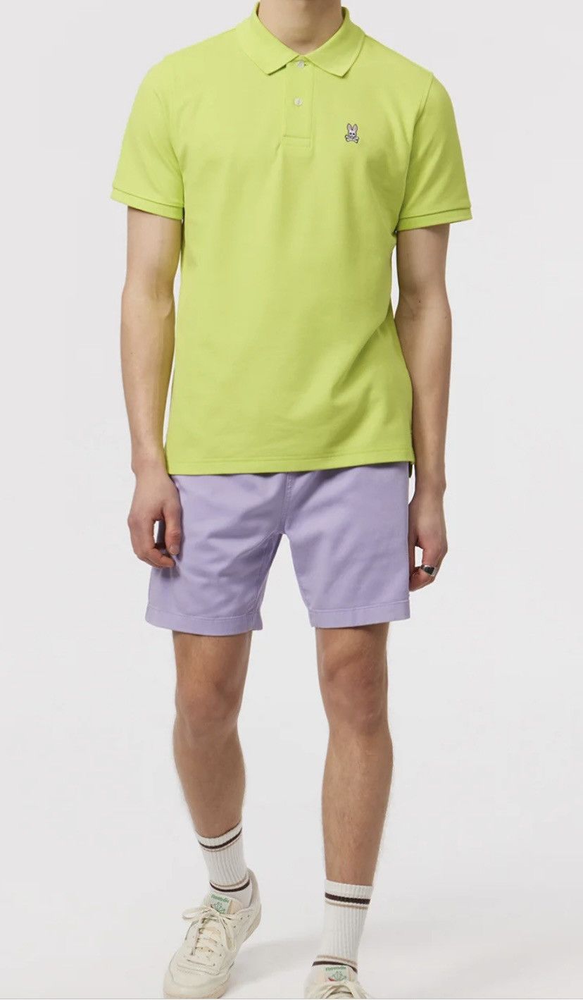 Psycho Bunny Psycho Bunny lime green Pima cotton pique polo 8 (XXL) Size US XXL / EU 58 / 5 - 13 Thumbnail