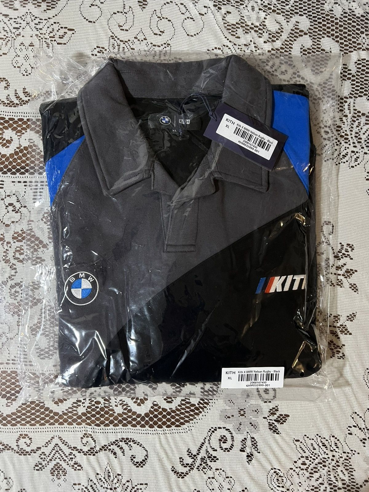 BMW × Kith Kith for BMW Black Nelson Rugby Men’s Size XL Size US XL / EU 56 / 4 - 6 Thumbnail