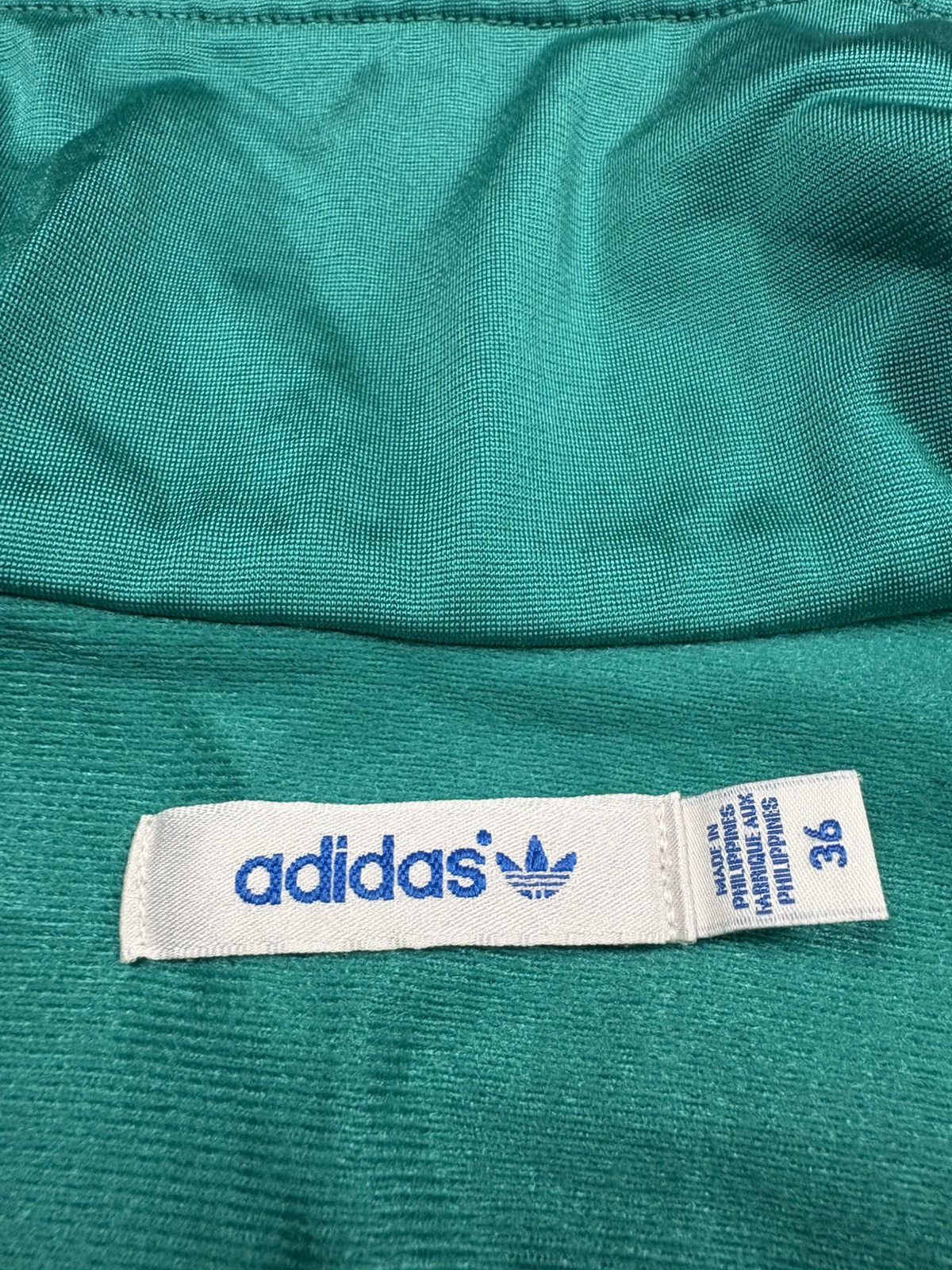Adidas Vintage Adidas Originals Green Trefoil Track Jacket Size 36 Size XS / US 0-2 / IT 36-38 - 20 Thumbnail