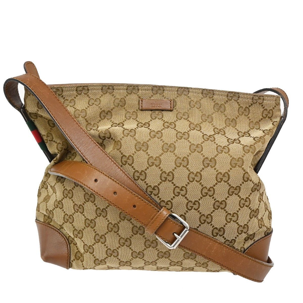 Gucci Gucci Web Loop Shoulder Bag GG Canvas Size ONE SIZE - 1 Thumbnail