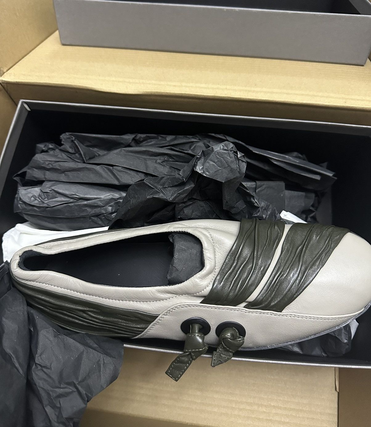 kiko kostadinov rino wrinkled slip on