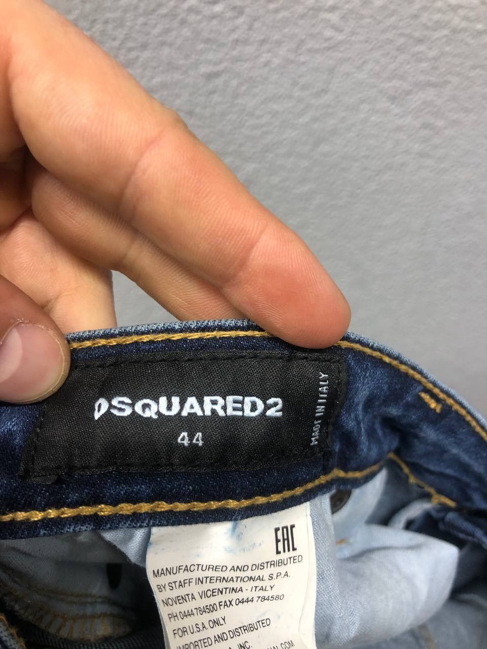 Dsquared2 Dsquared2 womens slim jeans size 44 / Large Size 30" / US 8 / IT 44 - 13 Thumbnail