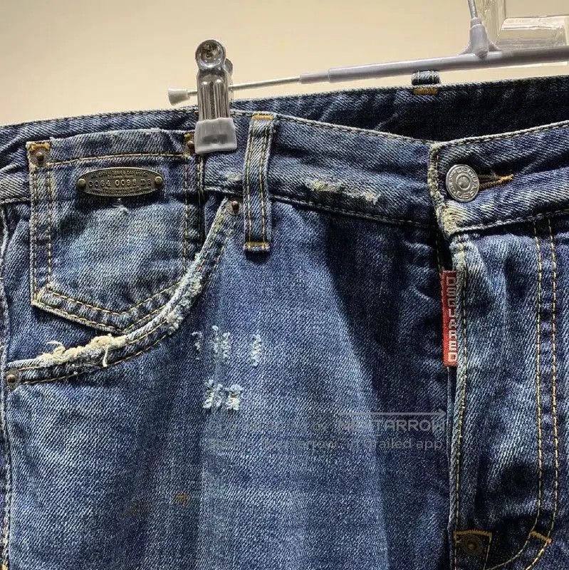 Dsquared2 DSQUARED2 Blue Denim Casual Pants for Men . Size US 34 / EU 50 - 5 Thumbnail
