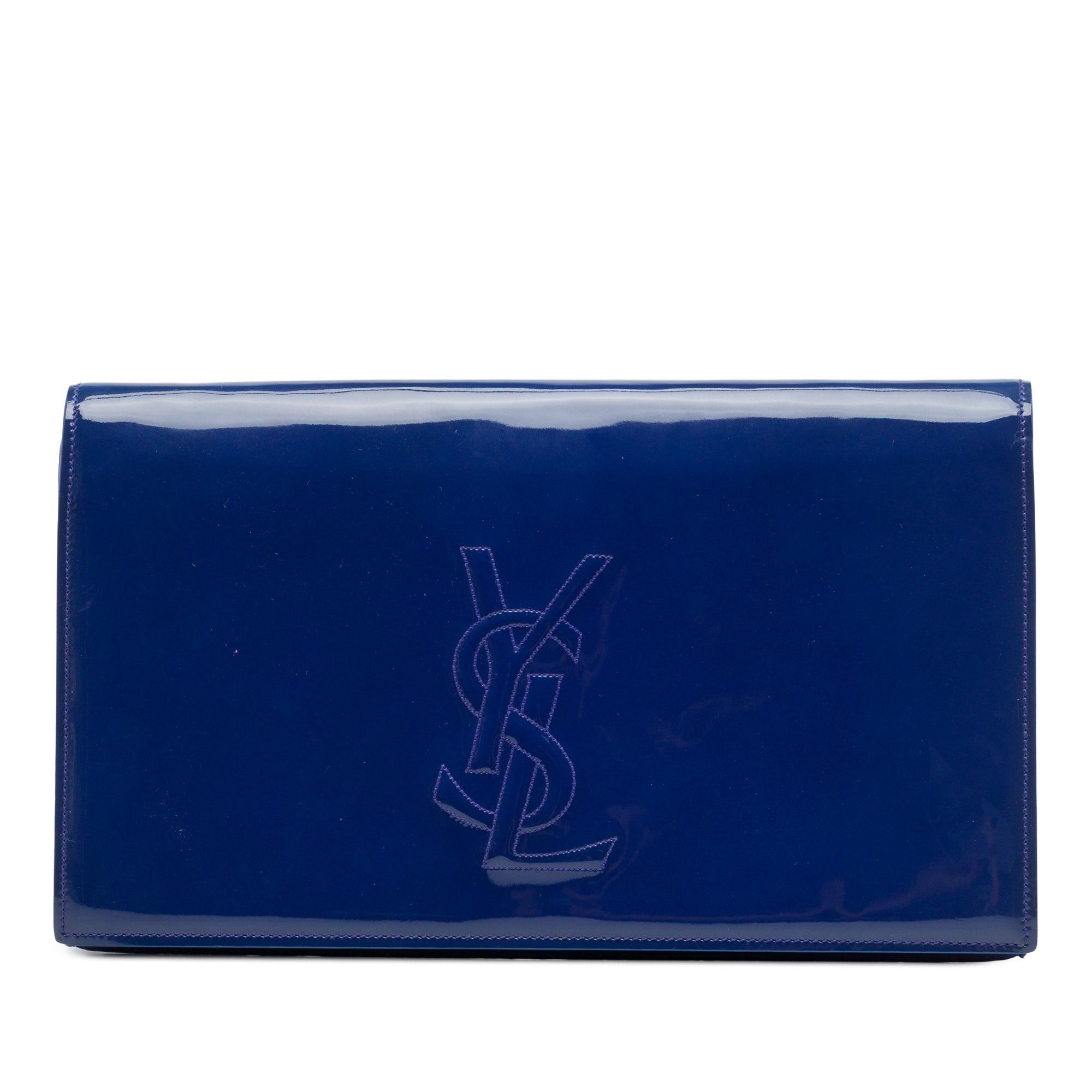Saint Laurent Paris Patent Belle Du Jour Clutch Size ONE SIZE - 1 Thumbnail