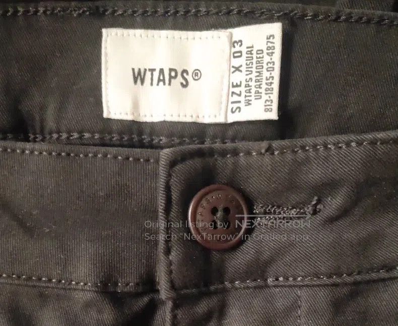 Wtaps Wtaps size 3 Military work pants Size US 41 - 5 Thumbnail