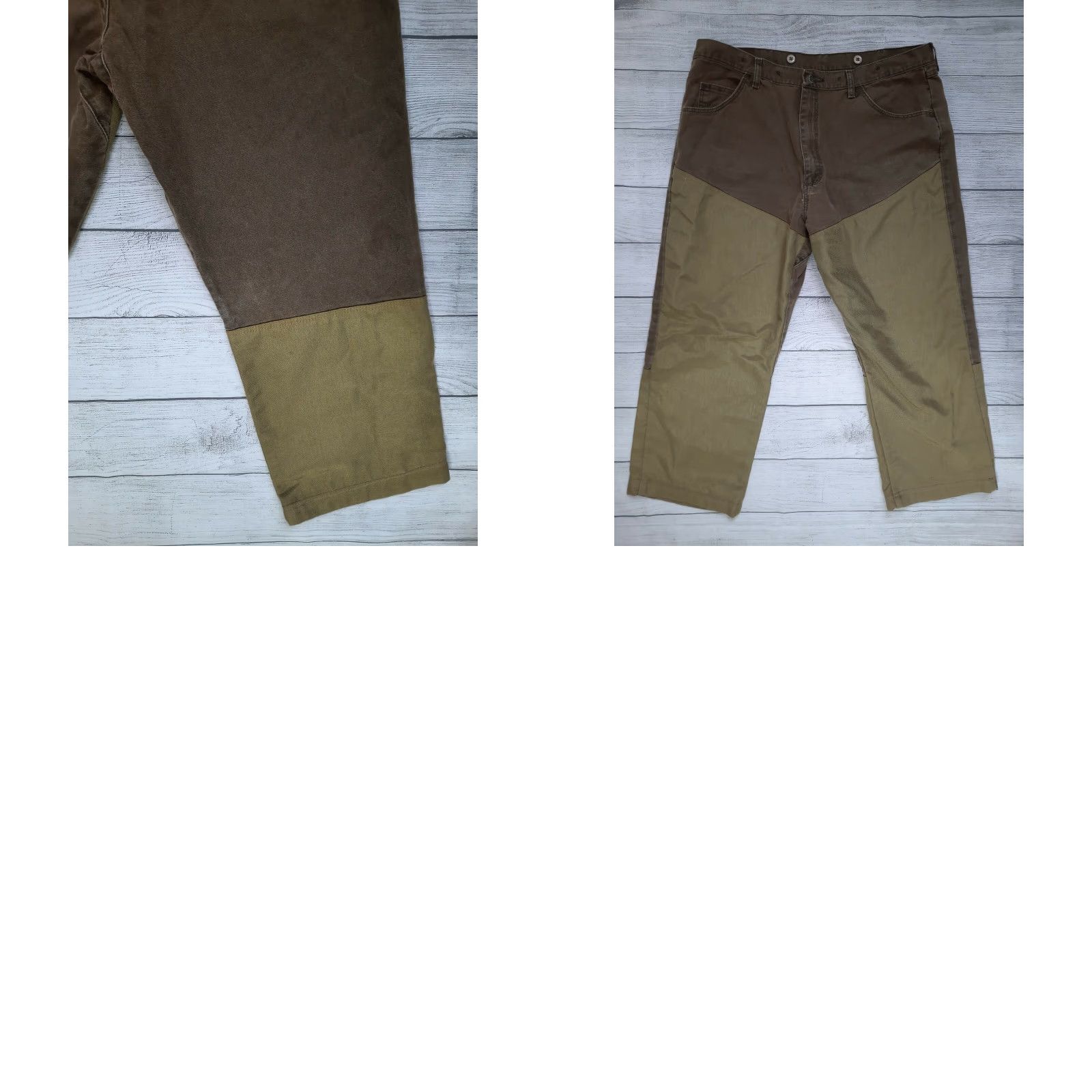 Wrangler VINTAGE Wrangler ProGear Double Knee Pants Workwear Carpenter 36 Khaki Mens Regular 26in Inseam Size US 36 / EU 52 - 8 Thumbnail