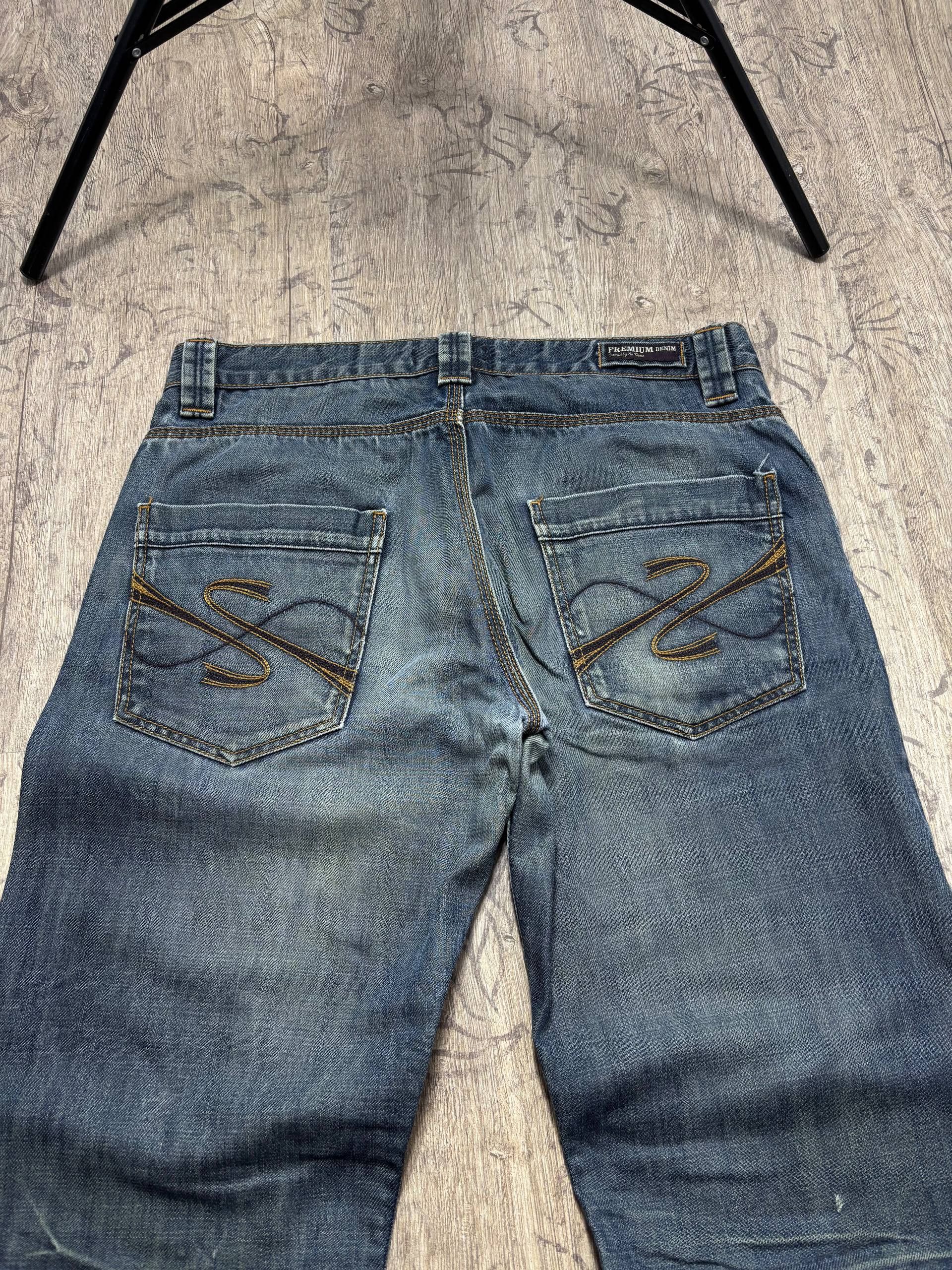 Hysteric Glamour Vintatge Flared Biker KMRII L.G.B. Vibe Stoned Jeans Size US 34 / EU 50 - 6 Thumbnail