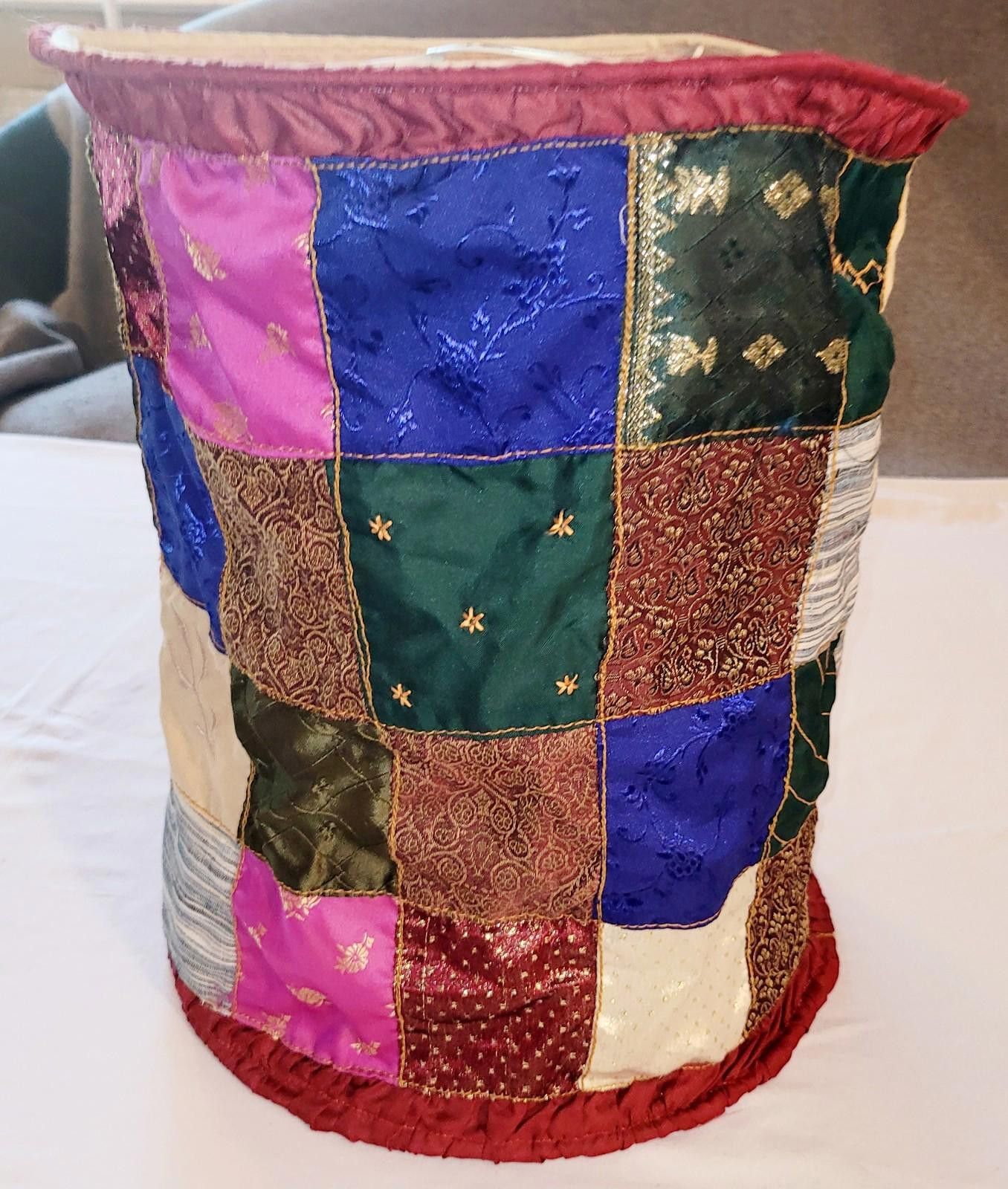 The Unbranded Brand Bohemian Patchwork fabric lampshade Size ONE SIZE - 4 Thumbnail