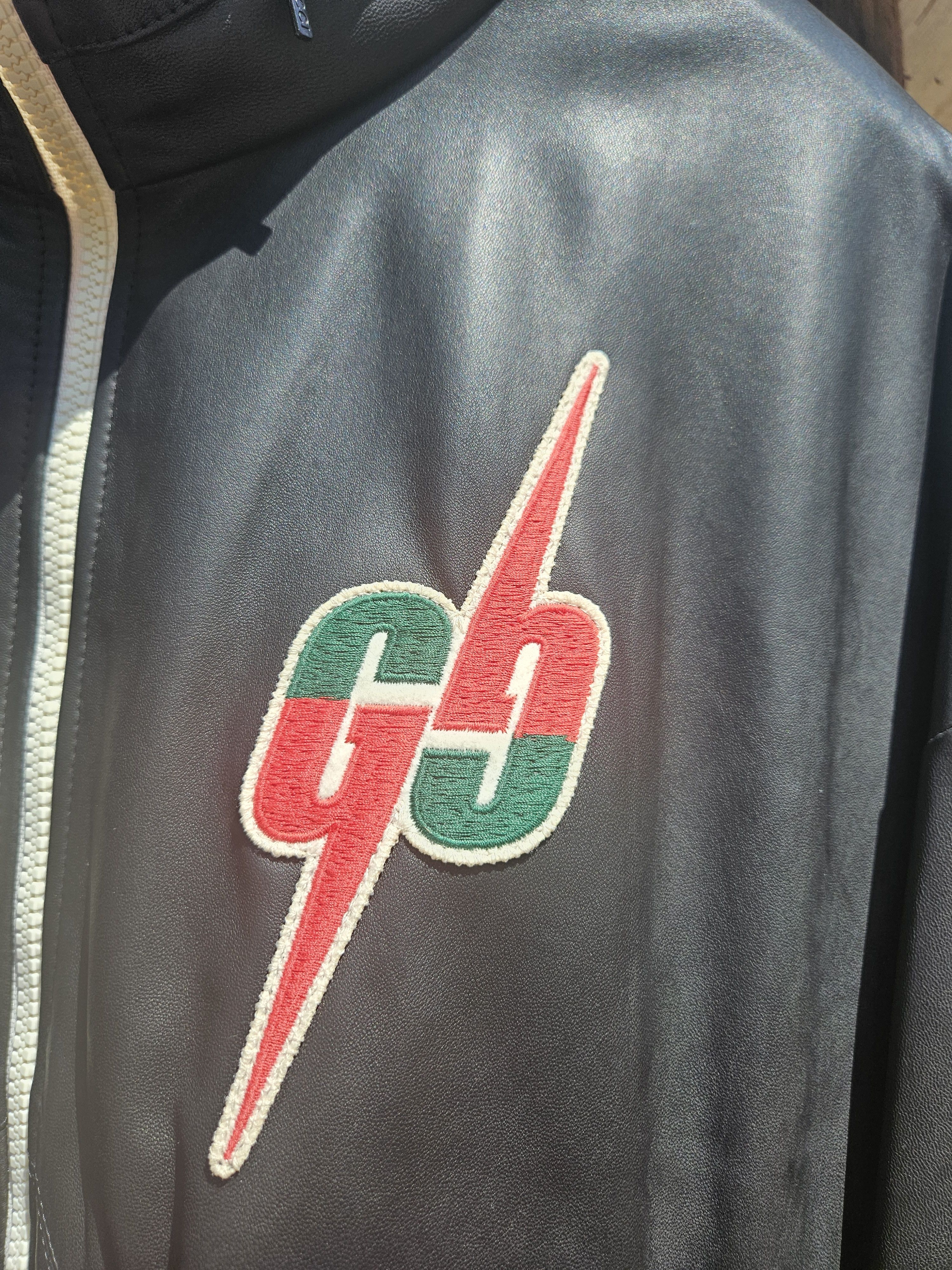 Gucci Gucci Lamb Leather GG Blade Windbreaker Jacket Size US L / EU 52-54 / 3 - 3 Thumbnail