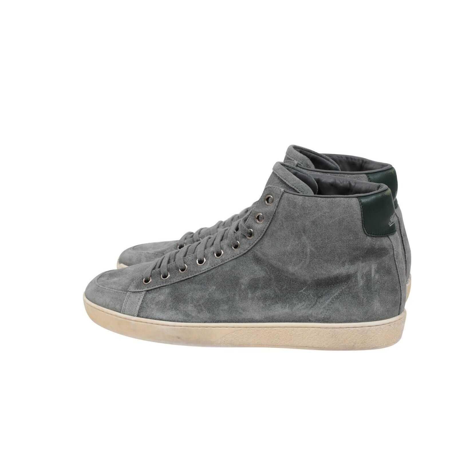 Gucci Mint Green Suede High Top Sneakers Size US 11.5 / EU 44-45 - 5 Thumbnail