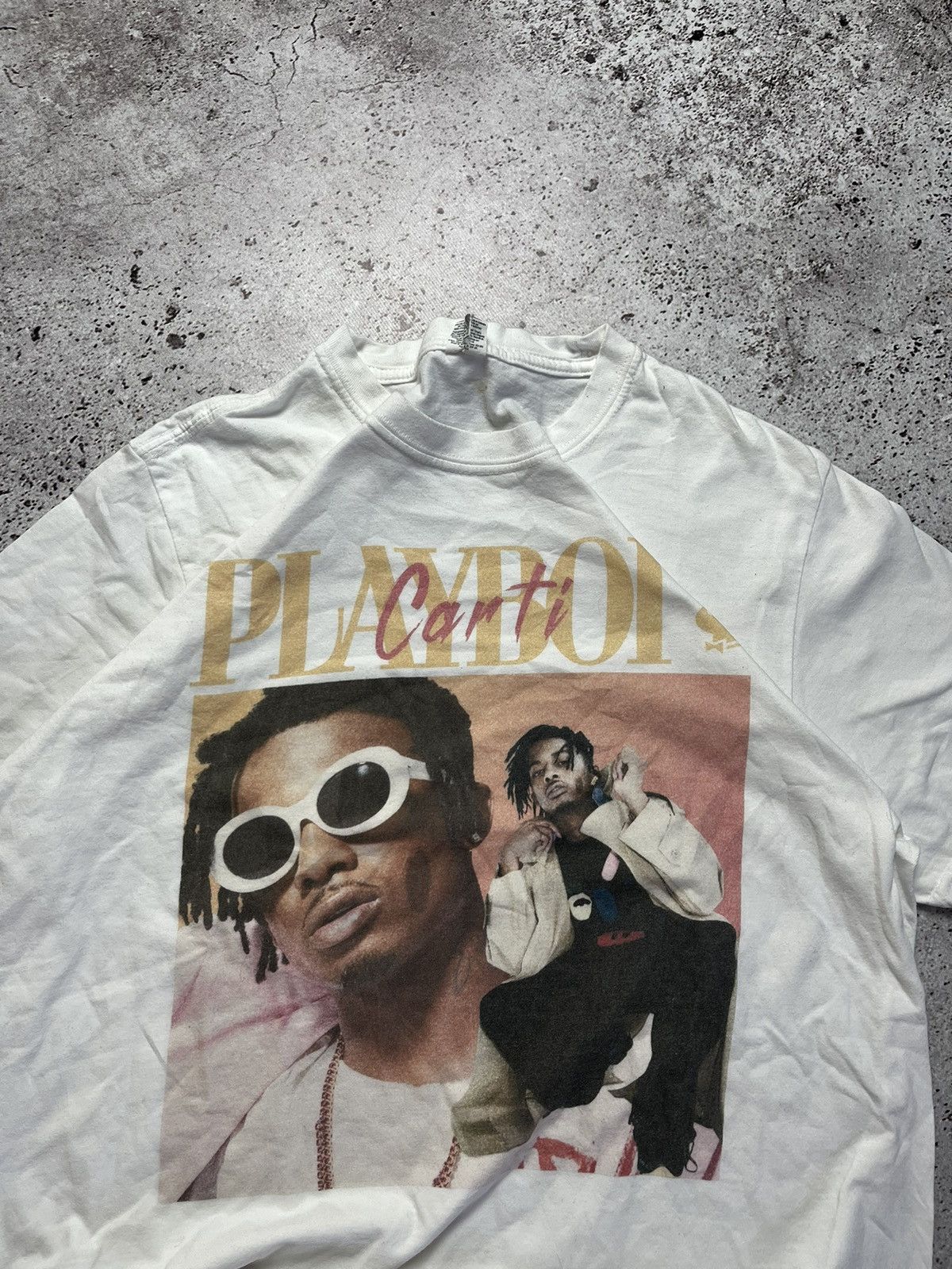 Gildan × Vintage 🎵PlayBoi Carti Style T-Shirt PB Carti Tee Size US M / EU 48-50 / 2 - 5 Thumbnail