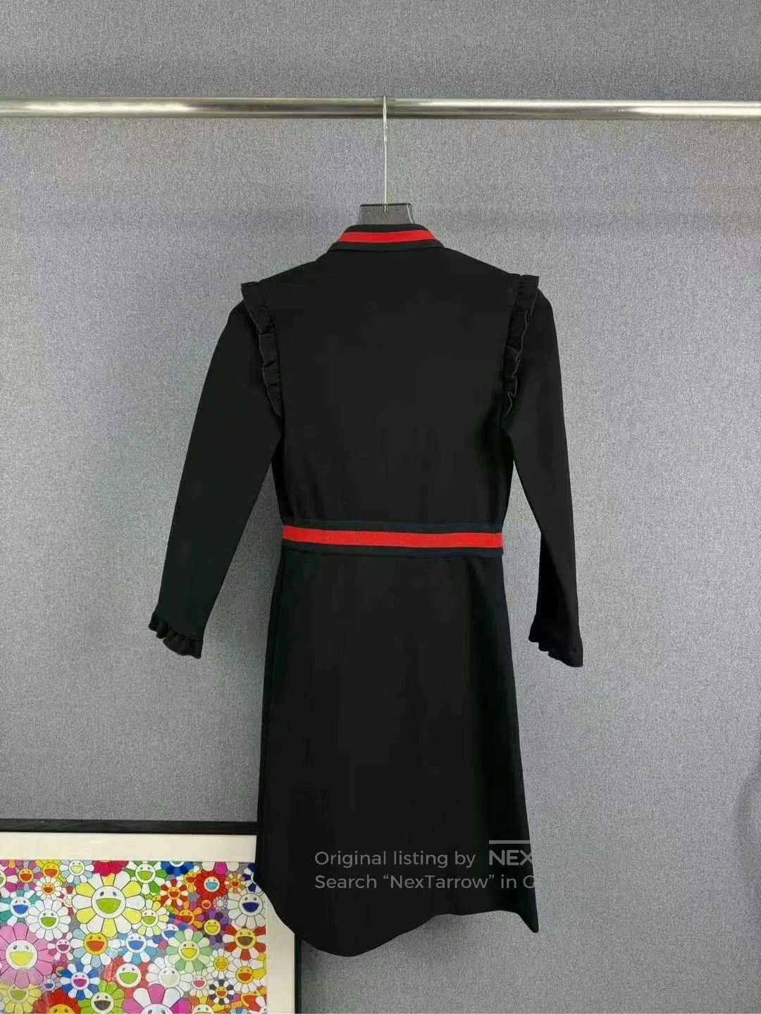 Gucci gucci classic black ruffle dress size S. Size S / US 4 / IT 40 - 2 Thumbnail