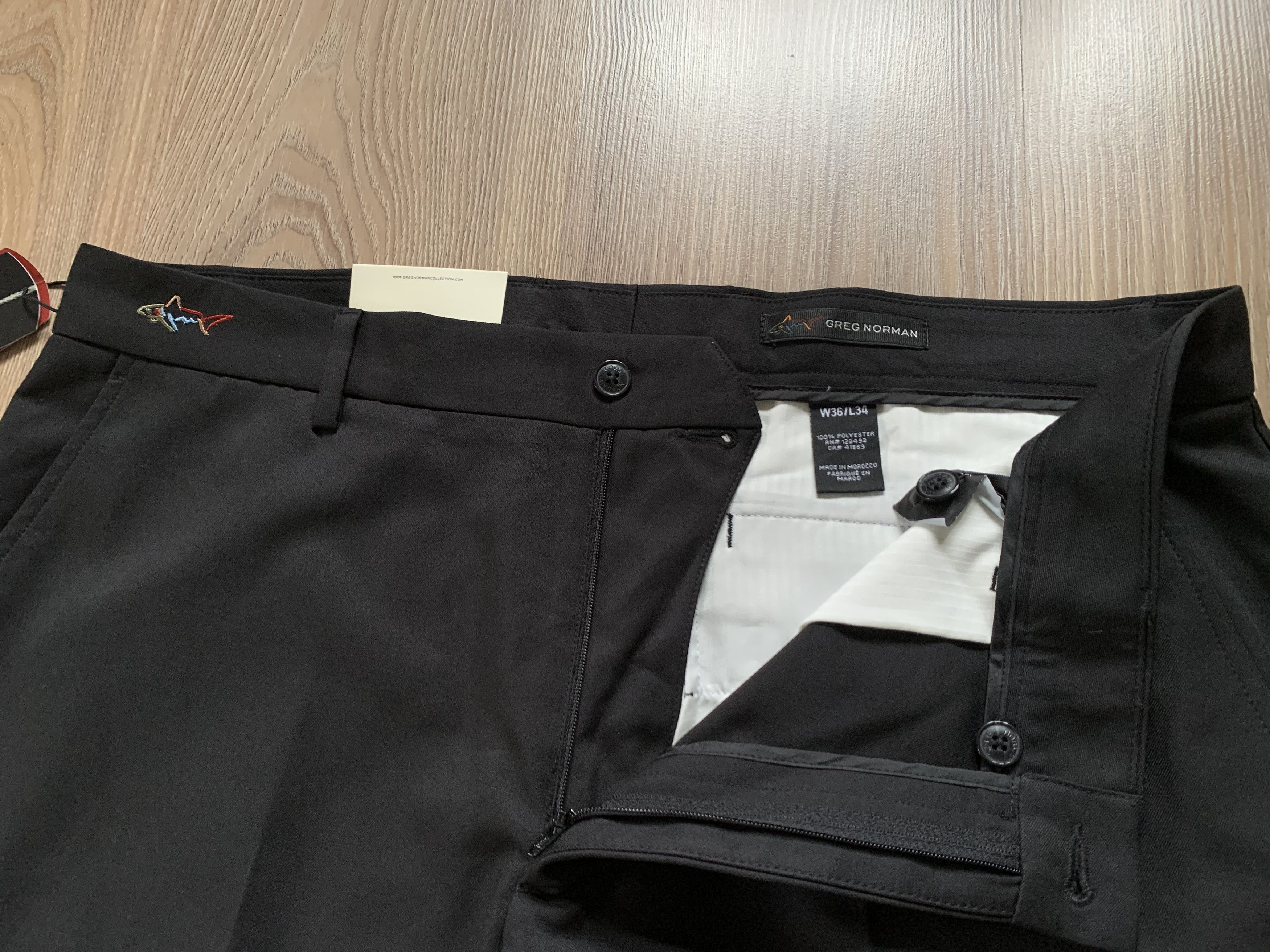 Greg Norman × Sports Specialties Greg Norman New Black Golf Pants Size US 36 / EU 52 - 4 Thumbnail