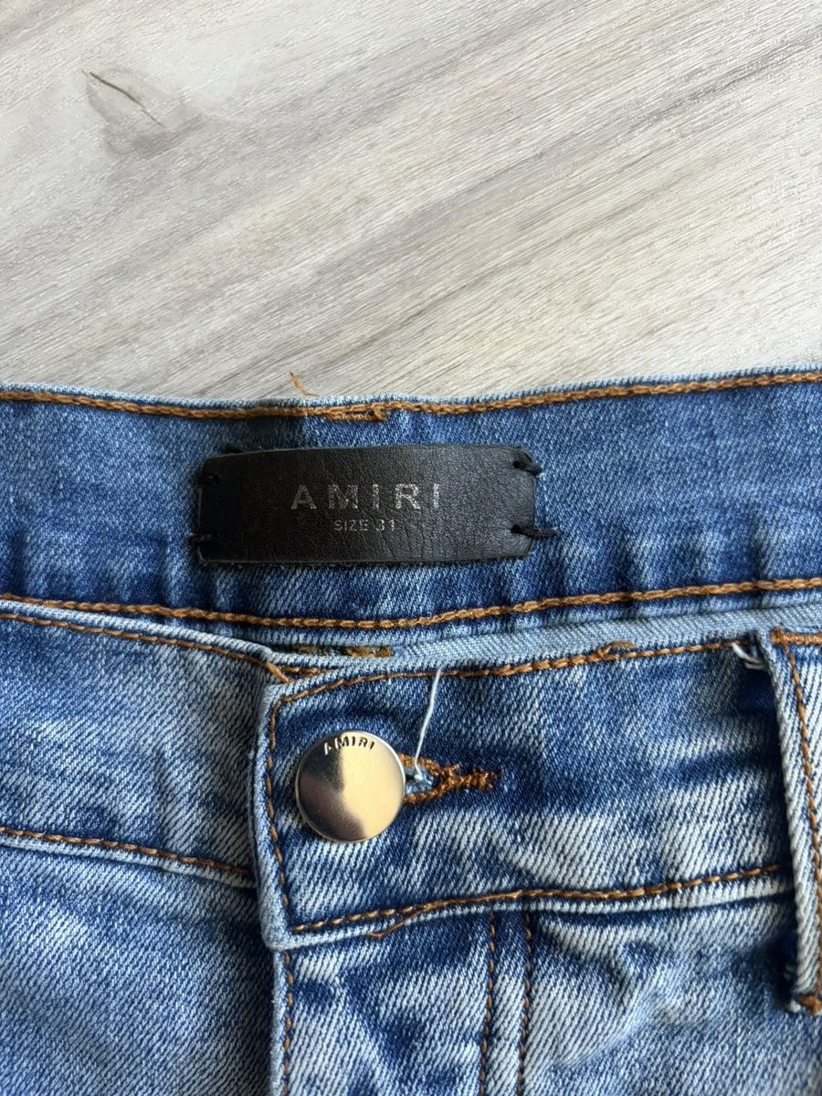Amiri Amiri MX1 Black Patch Jeans Size US 31 - 3 Thumbnail
