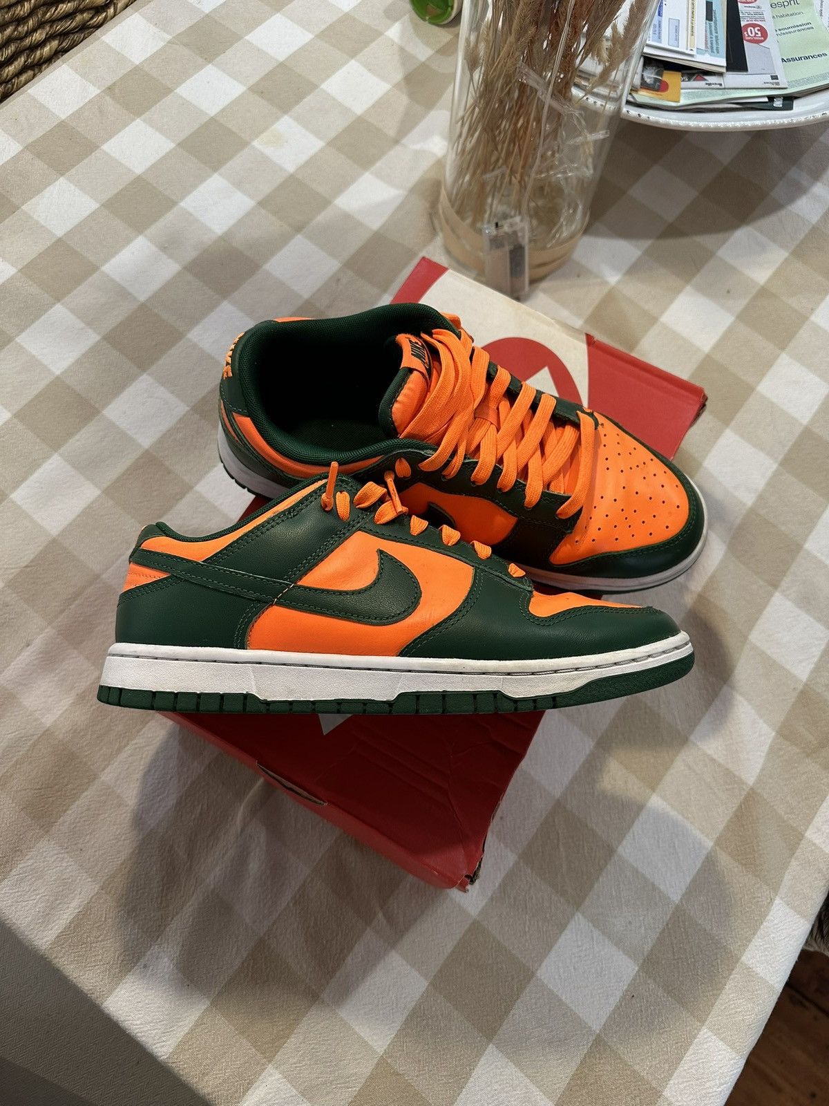 Nike Nike dunk Miami Hurricane Size US 8.5 / EU 41-42 - 1 Thumbnail