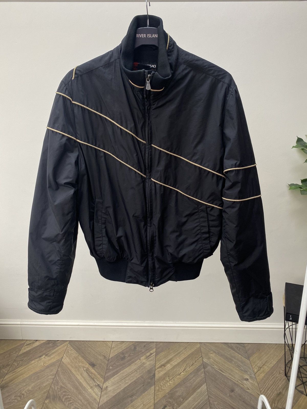 Versace Vintage Versace Sport Alias SPA Asymmetrical Women’s Jacket Size L / US 10 / IT 46 - 1 Thumbnail