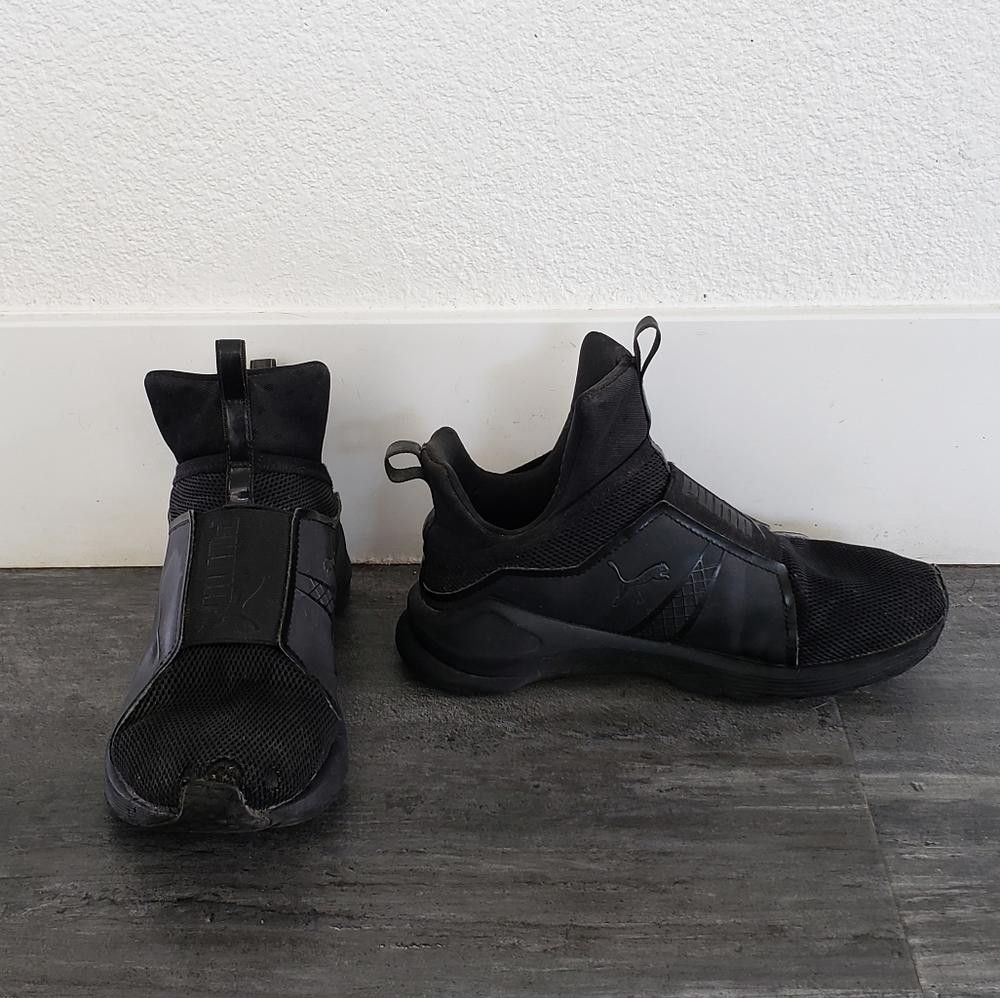 Puma Black Rihanna Puma Fenty Classic Sneaks Size US 6.5 / IT 36.5 - 3 Thumbnail