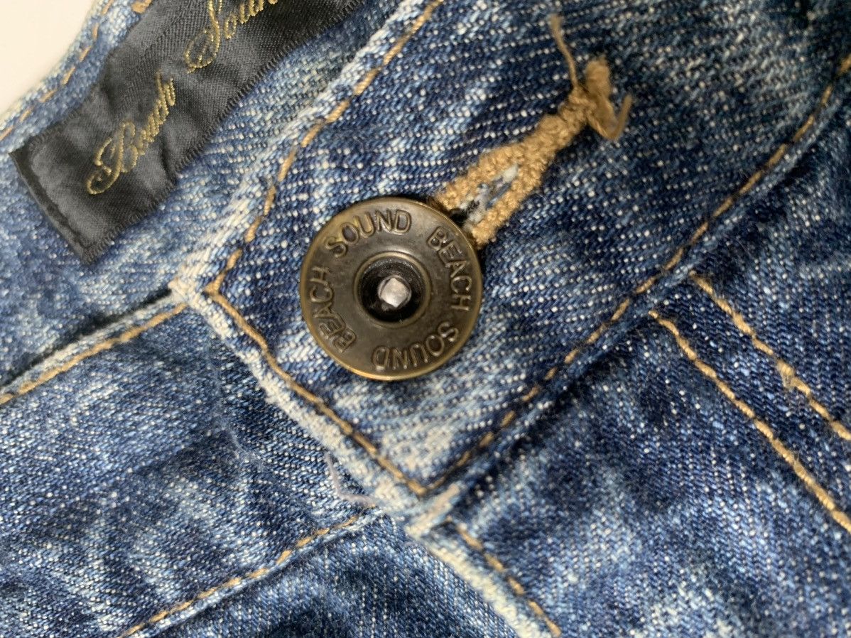 Japanese Brand × Vintage Beach sound distressed denim Size US 32 / EU 48 - 6 Thumbnail