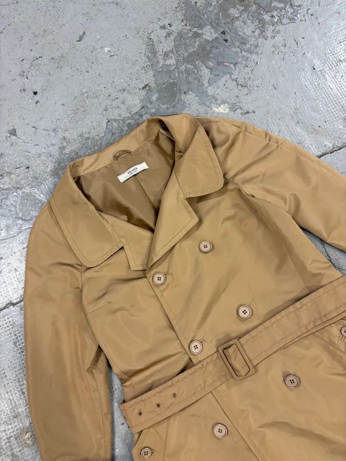 Prada SS2007 Prada Beige Trench Coat Jacket Size S / US 4 / IT 40 - 4 Thumbnail