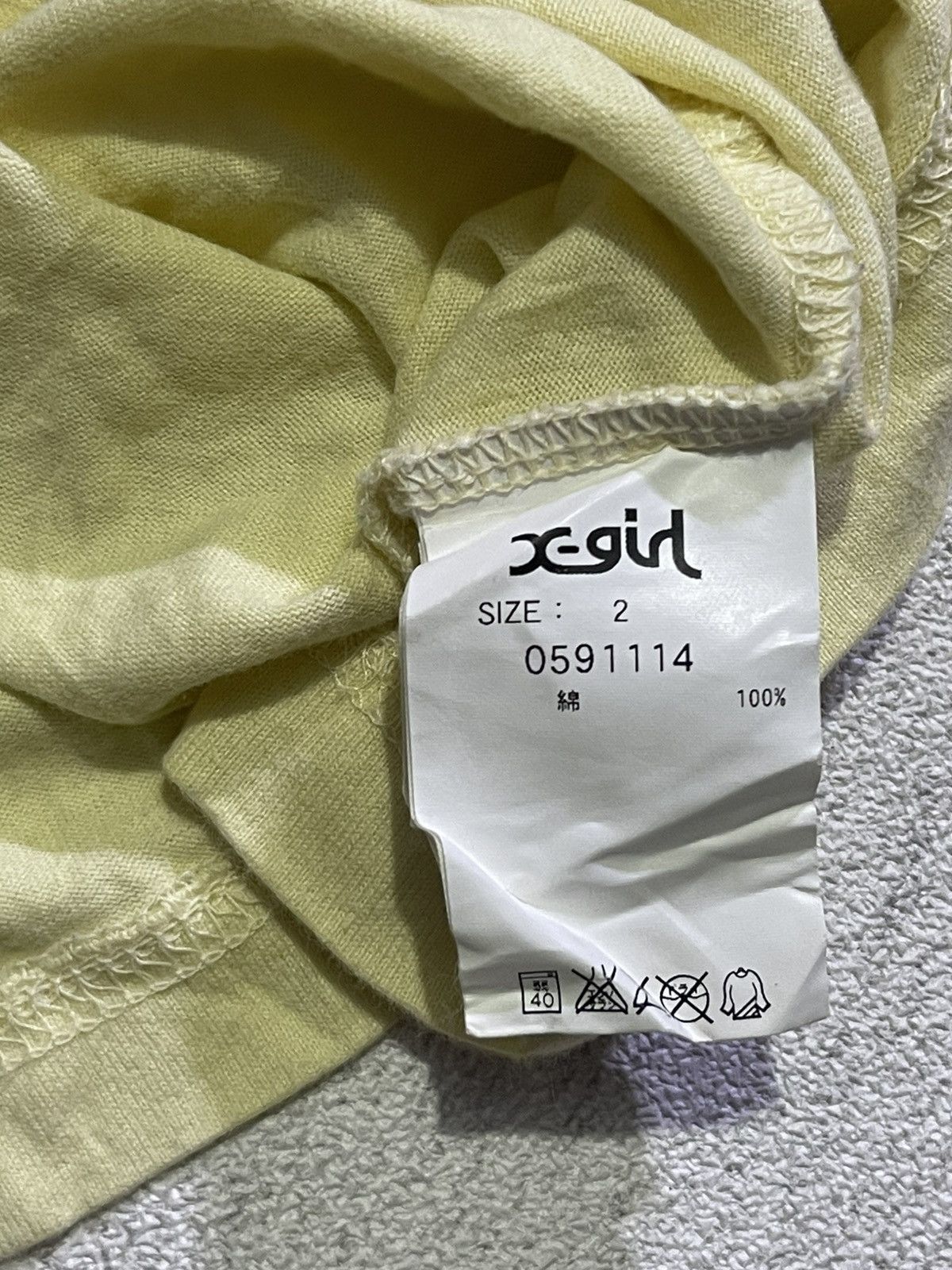 X-Girl Y2K X-GIRL LONG SLEEVE TSHIRT TWO COLOR STYLE Size S / US 4 / IT 40 - 6 Thumbnail