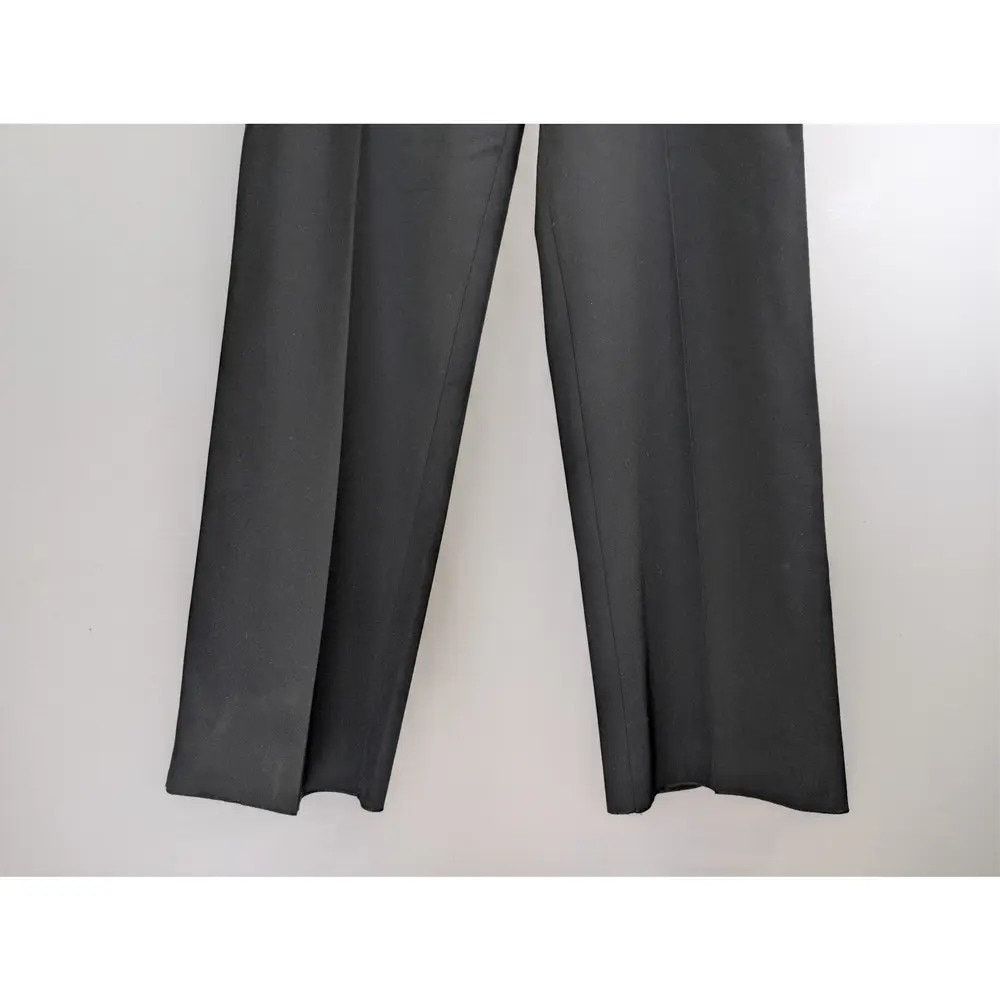 Balenciaga o1rshd1 Unisex Dry Wool Twill Tailored Pants in Black Size US 28 / EU 44 - 3 Thumbnail