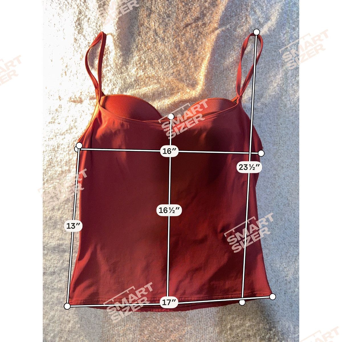 Calvin Klein Calvin Klein Sculpting Lycra Swim Set - Terracotta Sz 16 Size XL / US 12-14 / IT 48-50 - 9 Thumbnail