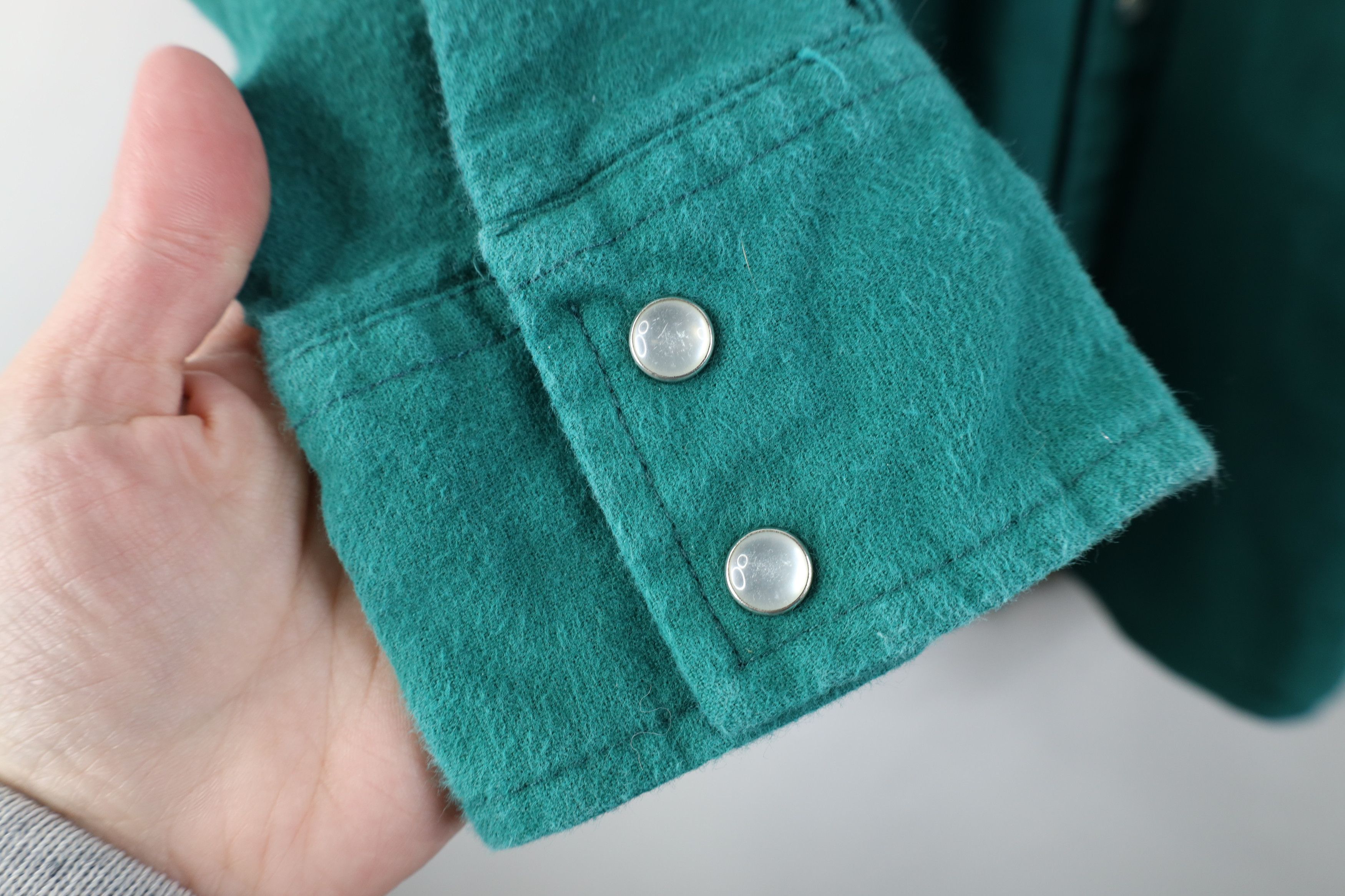Vintage Vintage 70s Streetwear Western Chamois Cloth Snap Shirt Size US XL / EU 56 / 4 - 5 Thumbnail