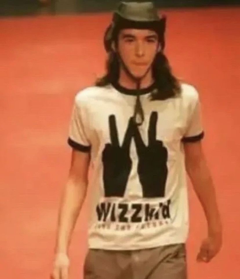 W&LT S/S 1998 W&LT “WIZZ kid” Kiss The Future T-shirt Size US M / EU 48-50 / 2 - 2 Thumbnail