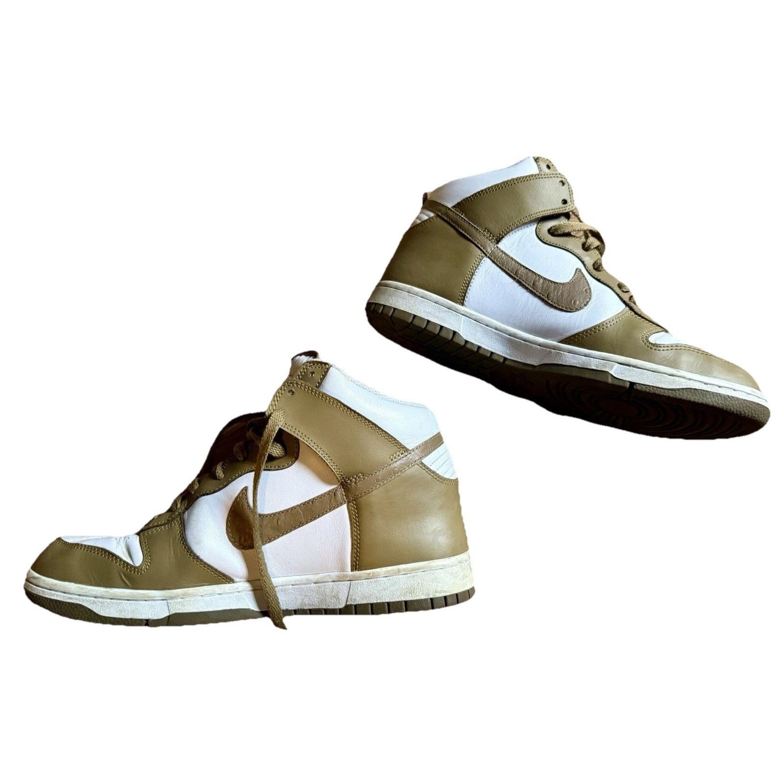 Nike Nike Dunk High Ostrich Swoosh Pack Brown Kelp 2011 US10 Rare Size US 10 / EU 43 - 7 Thumbnail