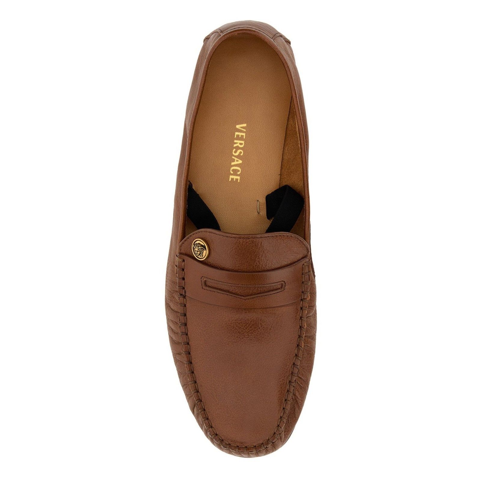 Versace VERSACE Brown Loafers New And Authentic (Men's size:9;) Size US 9 / EU 42 - 2 Thumbnail