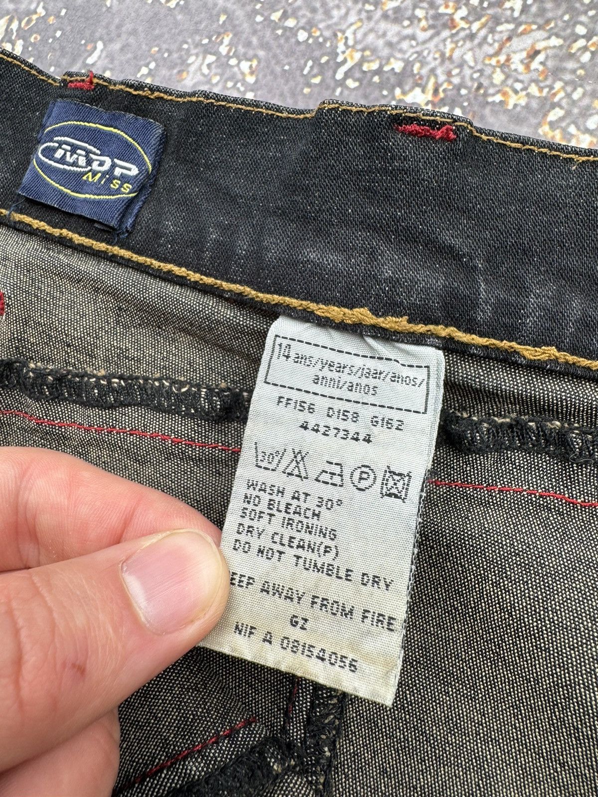 Vintage Vintage Worn Denim Midi Skirt Size 26" / US 2 / IT 38 - 6 Thumbnail