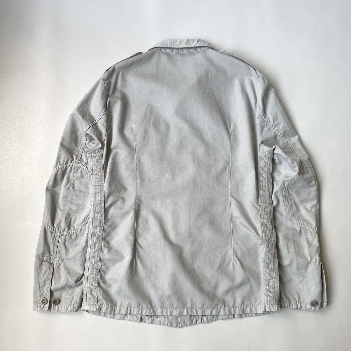 Maison Margiela S/S 14 Grey Cotton Military Jacket Size US M / EU 48-50 / 2 - 13 Thumbnail