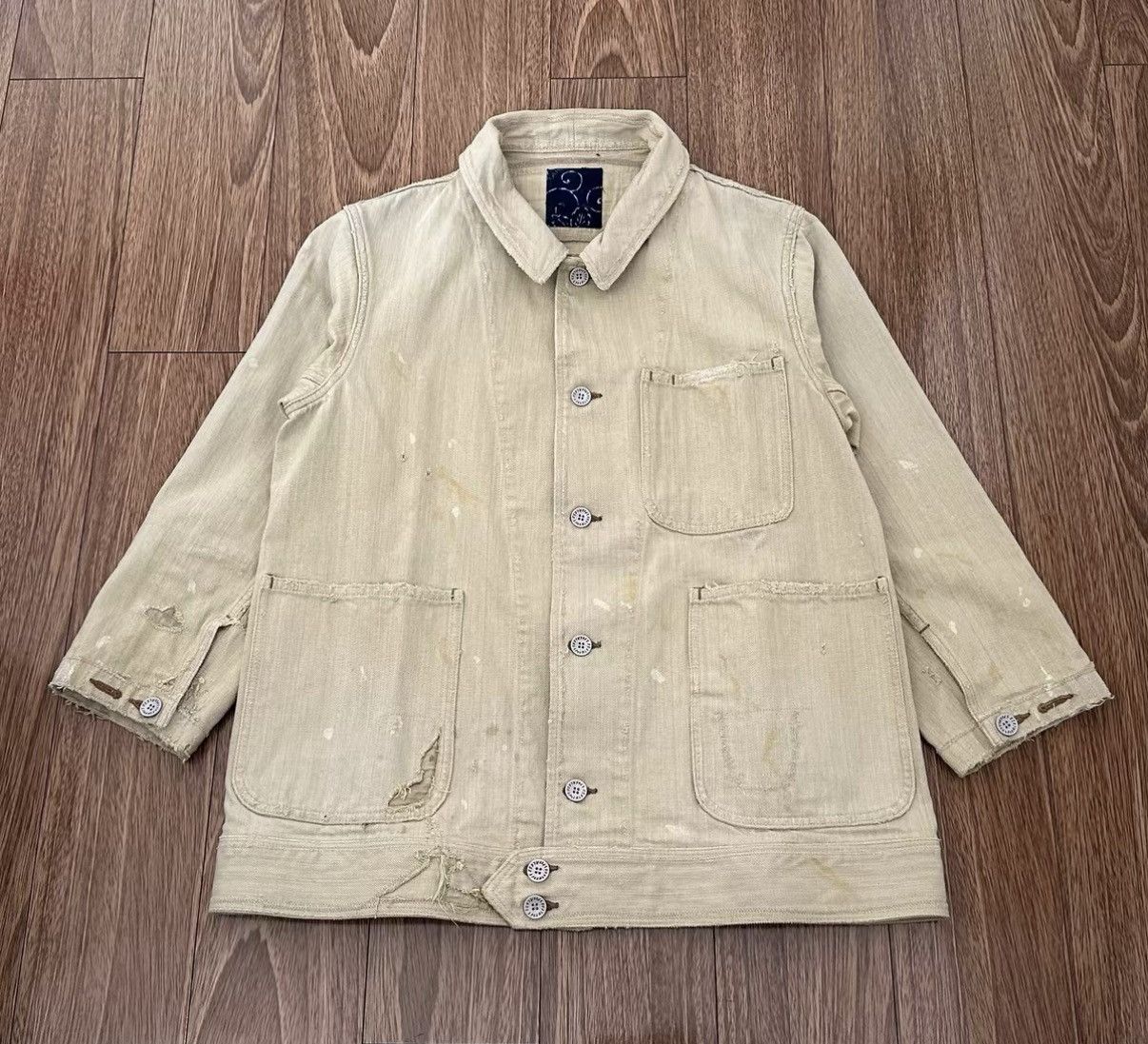 Visvim VISVIM ICT BENNY JKT CRASH Distressed jacket Size US L / EU 52-54 / 3 - 1 Thumbnail