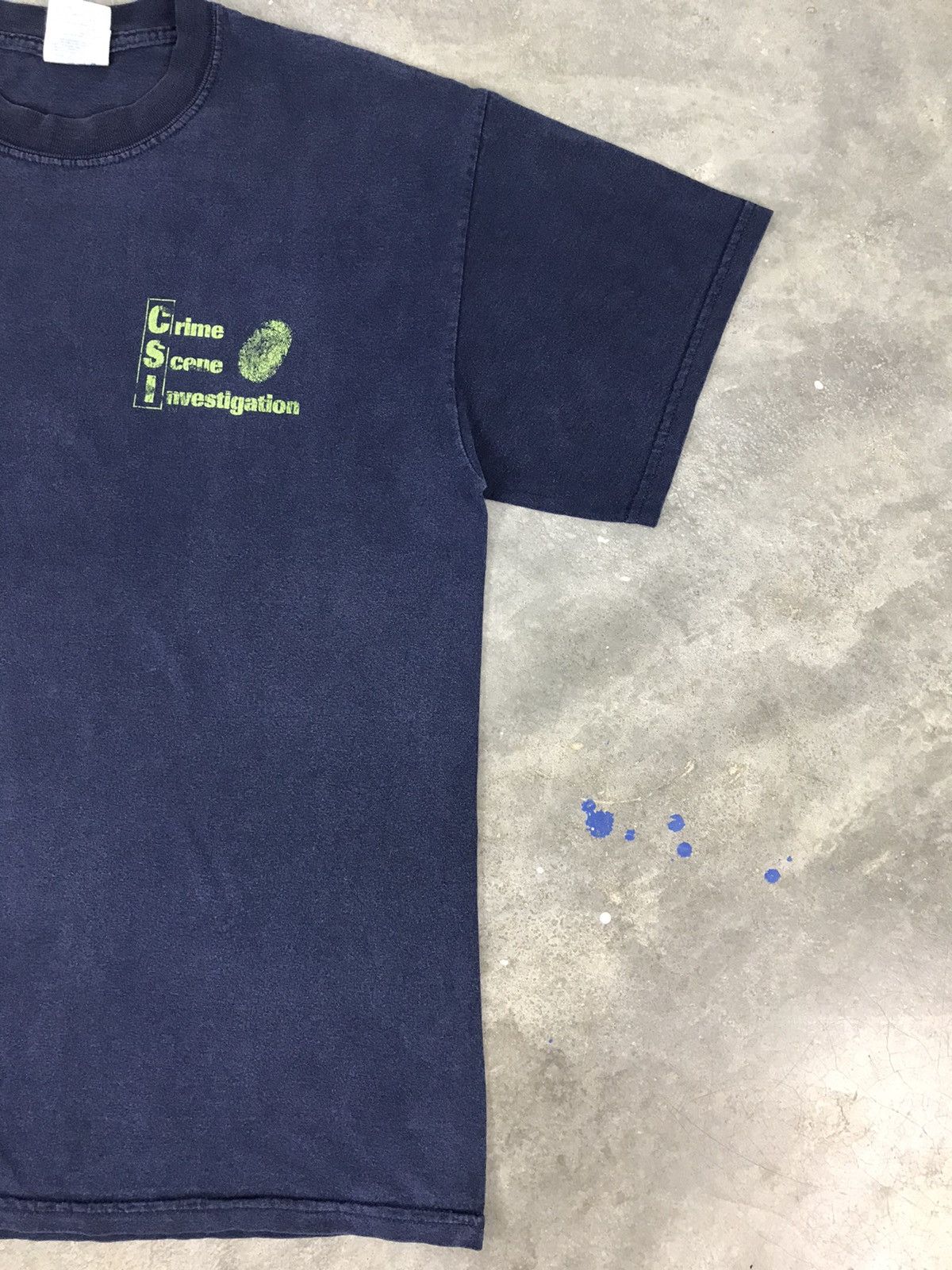 Vintage Vintage Distressed Crime Scene Investigation CSI Tees Size US L / EU 52-54 / 3 - 2 Thumbnail