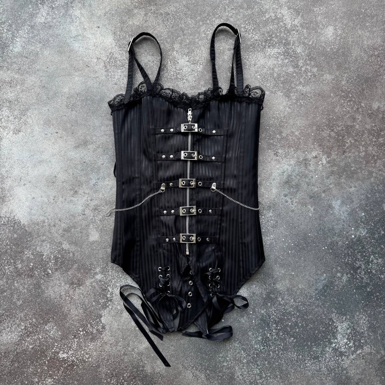 20471120 Amazing Gothic Super Sexy Corset Top Size M / US 6-8 / IT 42-44 - 1 Thumbnail