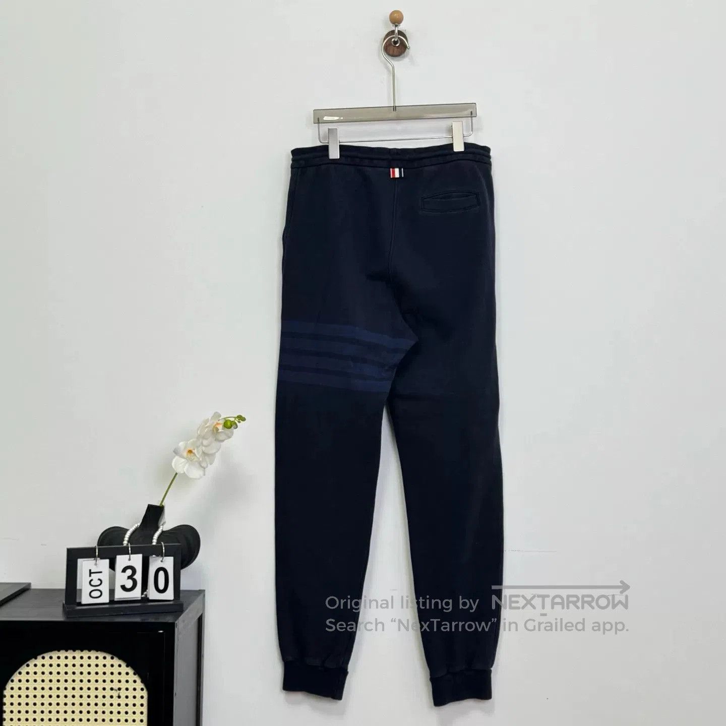 Thom Browne Thom Browne Navy Stripe Pants Size 4. Size US 26 / EU 42 - 1 Thumbnail